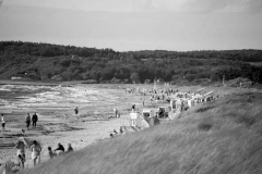 Strand in der Hochsaison