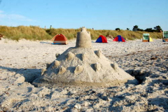 Strandburg am Strand