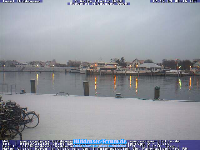 Schnee auf Hiddensee...