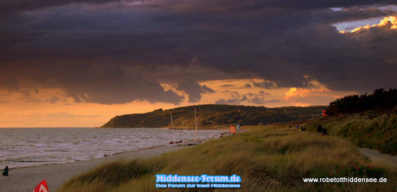 Hiddensee und sein Strand zum Abend