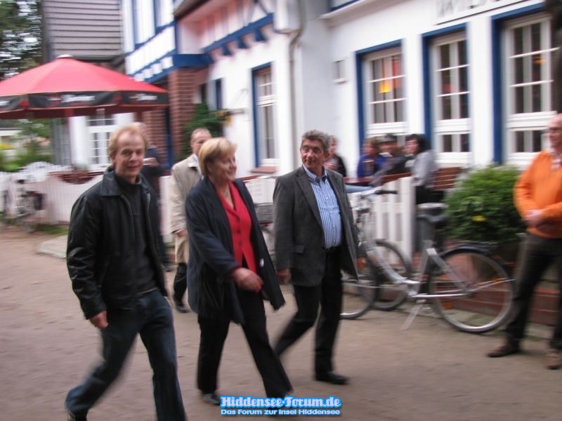 Angela Merkel auf Hiddensee