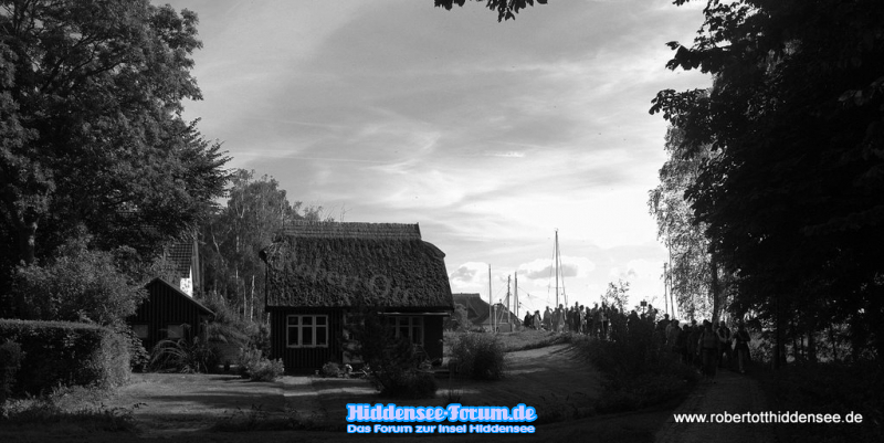 Urlauberansturm auf der Insel Hiddensee.