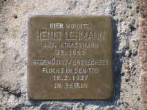 Stolperstein Henni Lehmann