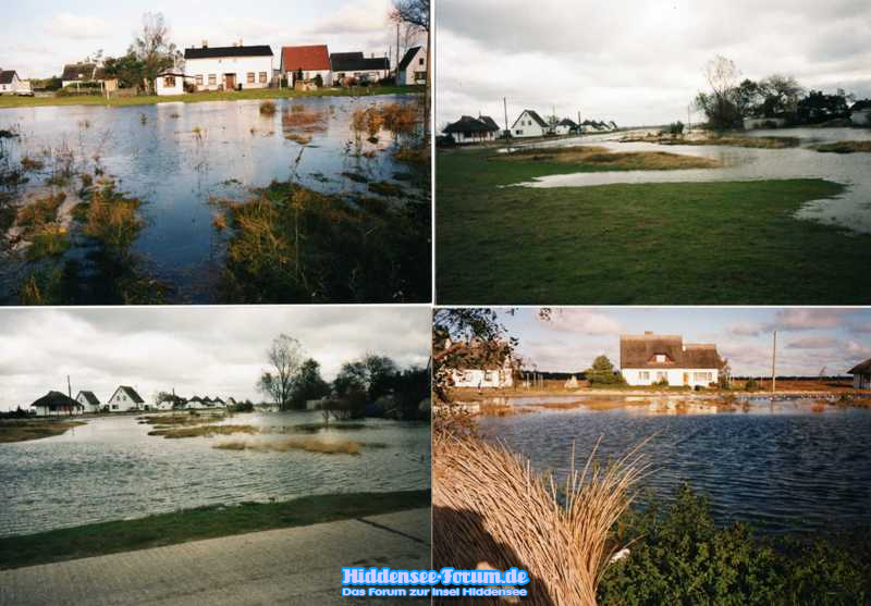 Flut in Neuendorf1 ca 1990