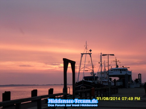 Abendblick nach Hiddensee