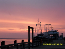 Abendblick nach Hiddensee