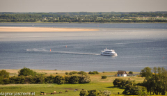 Blick zum Bodden