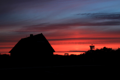 Nach dem Sonnenuntergang am Fischereimuseum