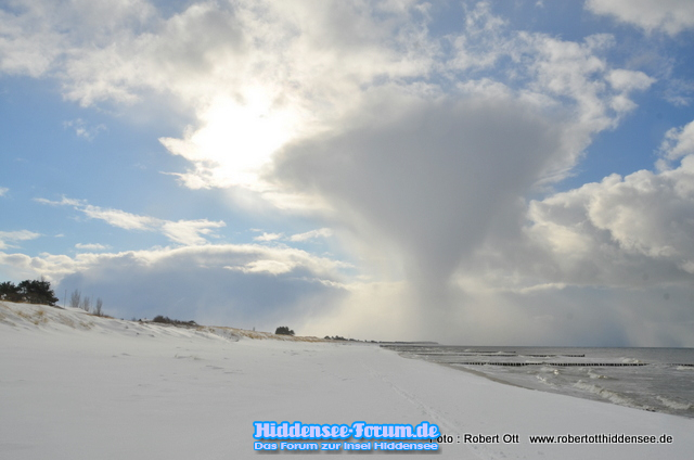 Schneefall & Schnee-Tornado? Feb.2021