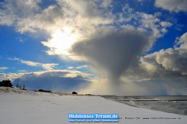 Schneefall & Schnee-Tornado? Feb.2021