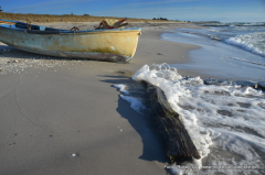 Das  Boot am Strand