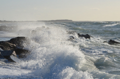 Sturm auf der Insel