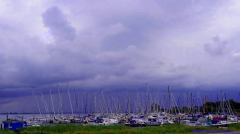 Regen auf dem festland