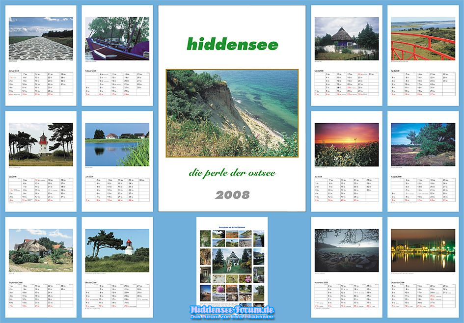 Kalender Hiddensee 2008