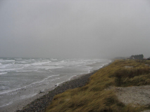 Schiet Wetter am Strand