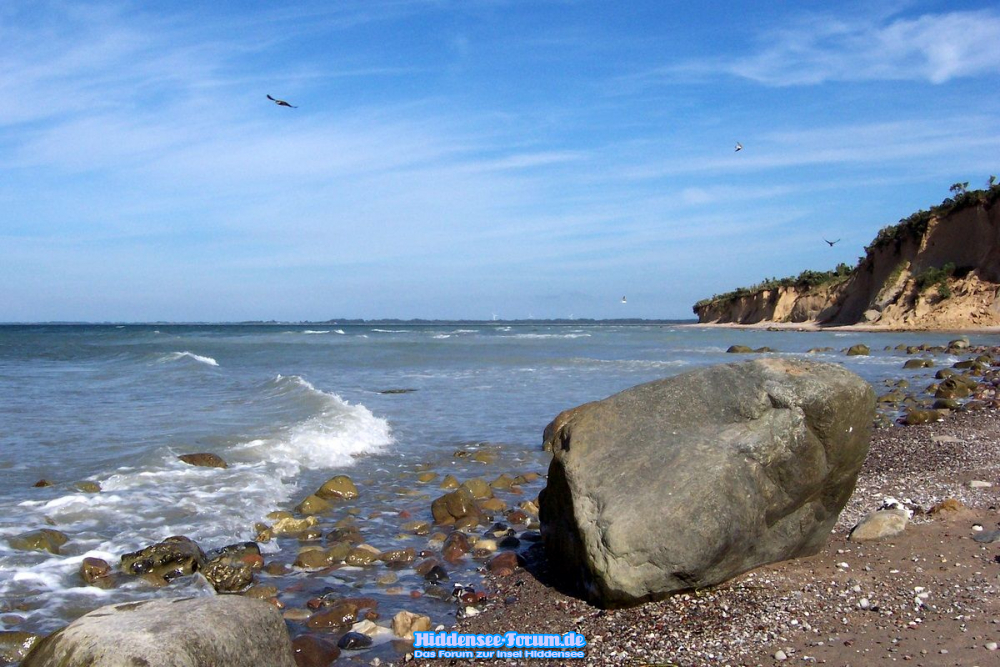 Steinreich, der Strand....